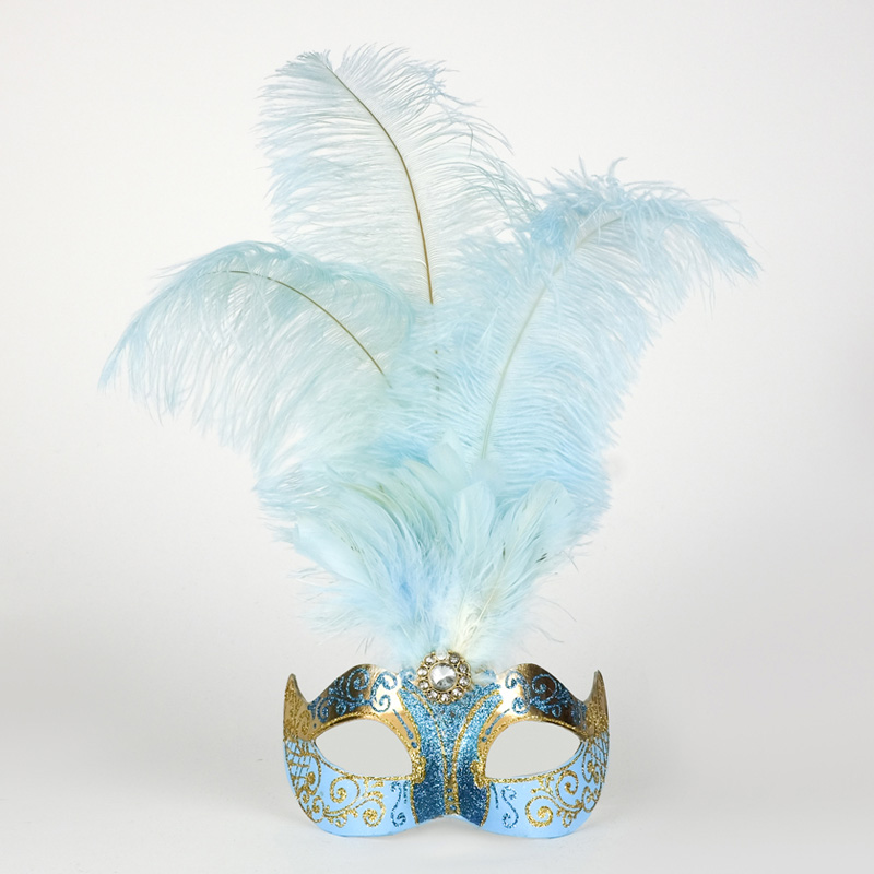 eye_mask_piume_stella_gold_sky_blue variant