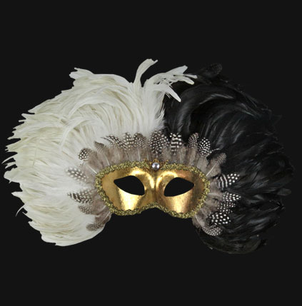 eye_mask_piume_reale_black_white variant