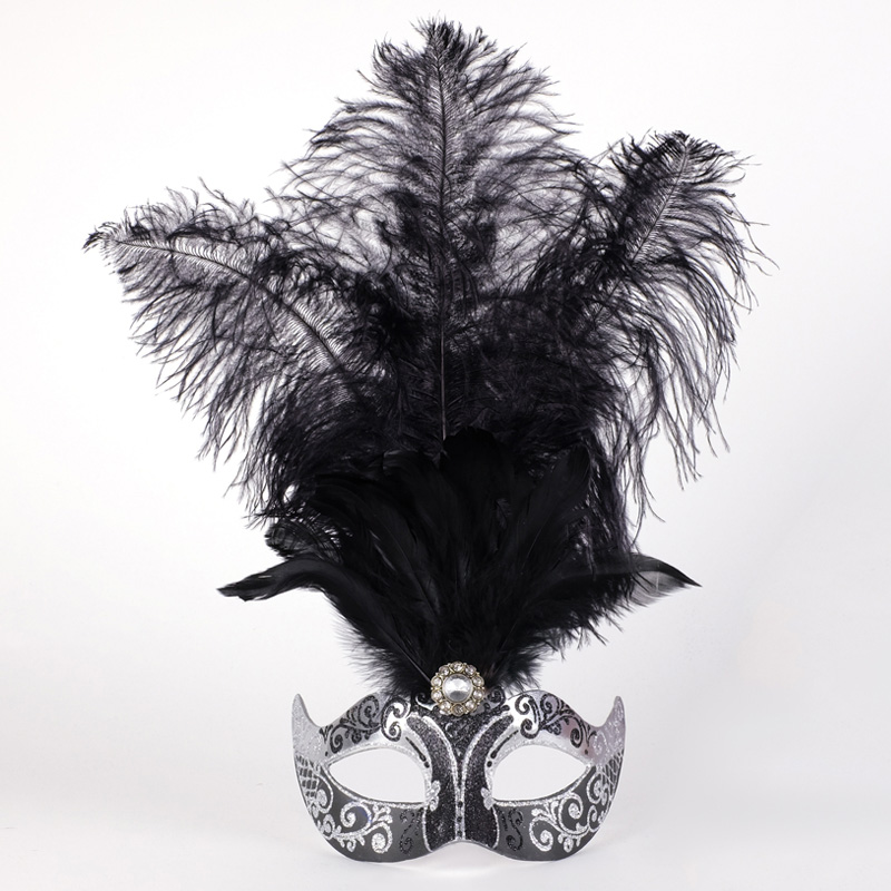 eye_mask_piume_stella_silver_black variant