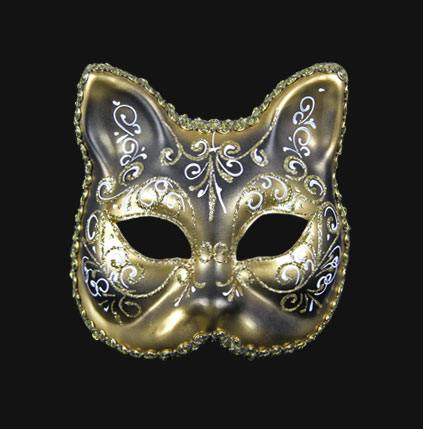 gatto_decor_aria_gold_black variant