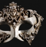Detail eye_mask_barocco_dama_silver