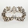 Detail eye_mask_barocco_grifone_silver