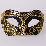Detail eye_mask_settecento_brill_gold_black