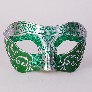 Detail eye_mask_settecento_brill_silver_green
