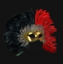 Profile eye_mask_piume_reale_black_red