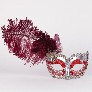Detail eye_mask_can_can_silver_bordeaux