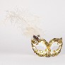 Detail eye_mask_can_can_gold_white