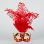 Detail eye_mask_piume_stella_gold_red
