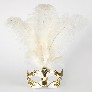 Detail eye_mask_piume_stella_gold_white