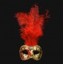 Detail eye_mask_piume_mezza_red