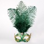 Detail eye_mask_piume_stella_gold_green