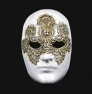 Detail volto_macrame_maschile_silver