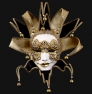 Detail volto_jolly_reale_macrame_black_ocher