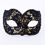 Detail eye_mask_macrame_ballo_pizzo_gold_black