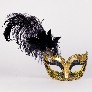 Detail eye_mask_can_can_gold_black